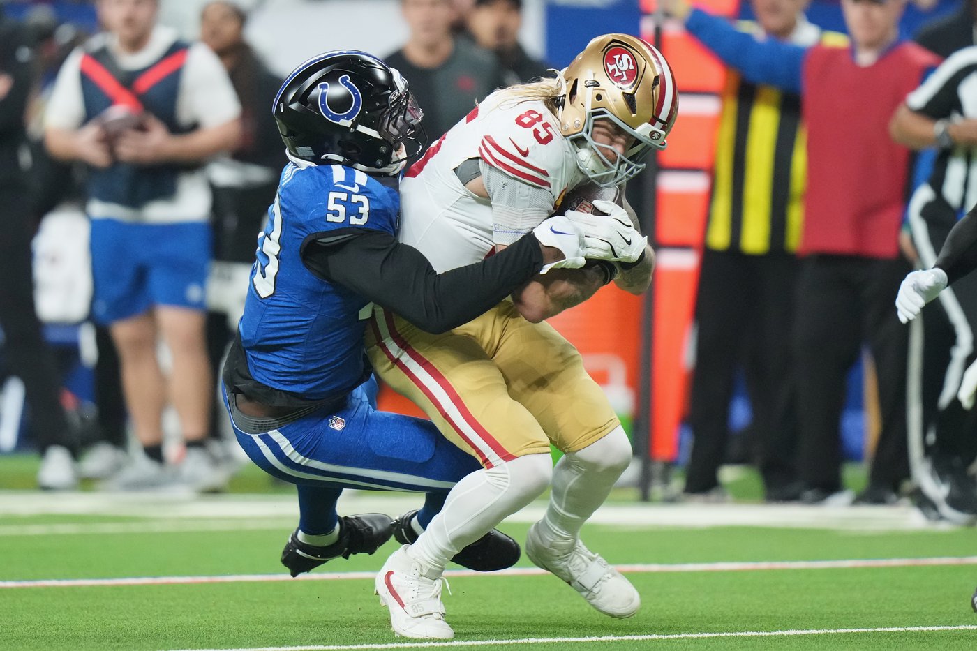 George Kittle misses practice with ankle injury, status for Niners' game against Bears in question | iNFOnews.ca