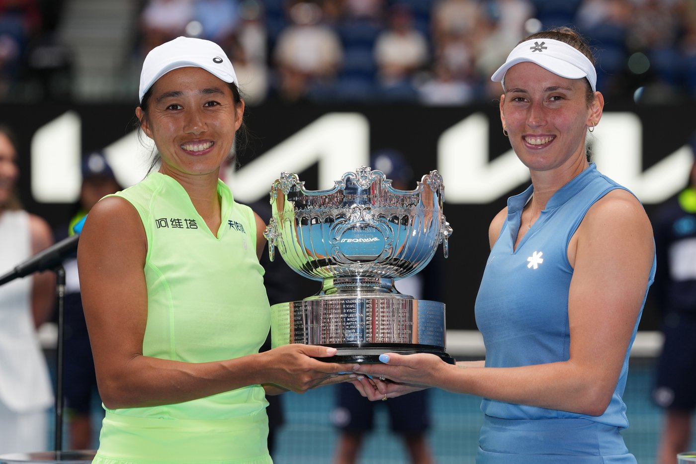 Mertens and Zhang, Harrison and Skupski win Australian Open doubles titles | iNFOnews.ca