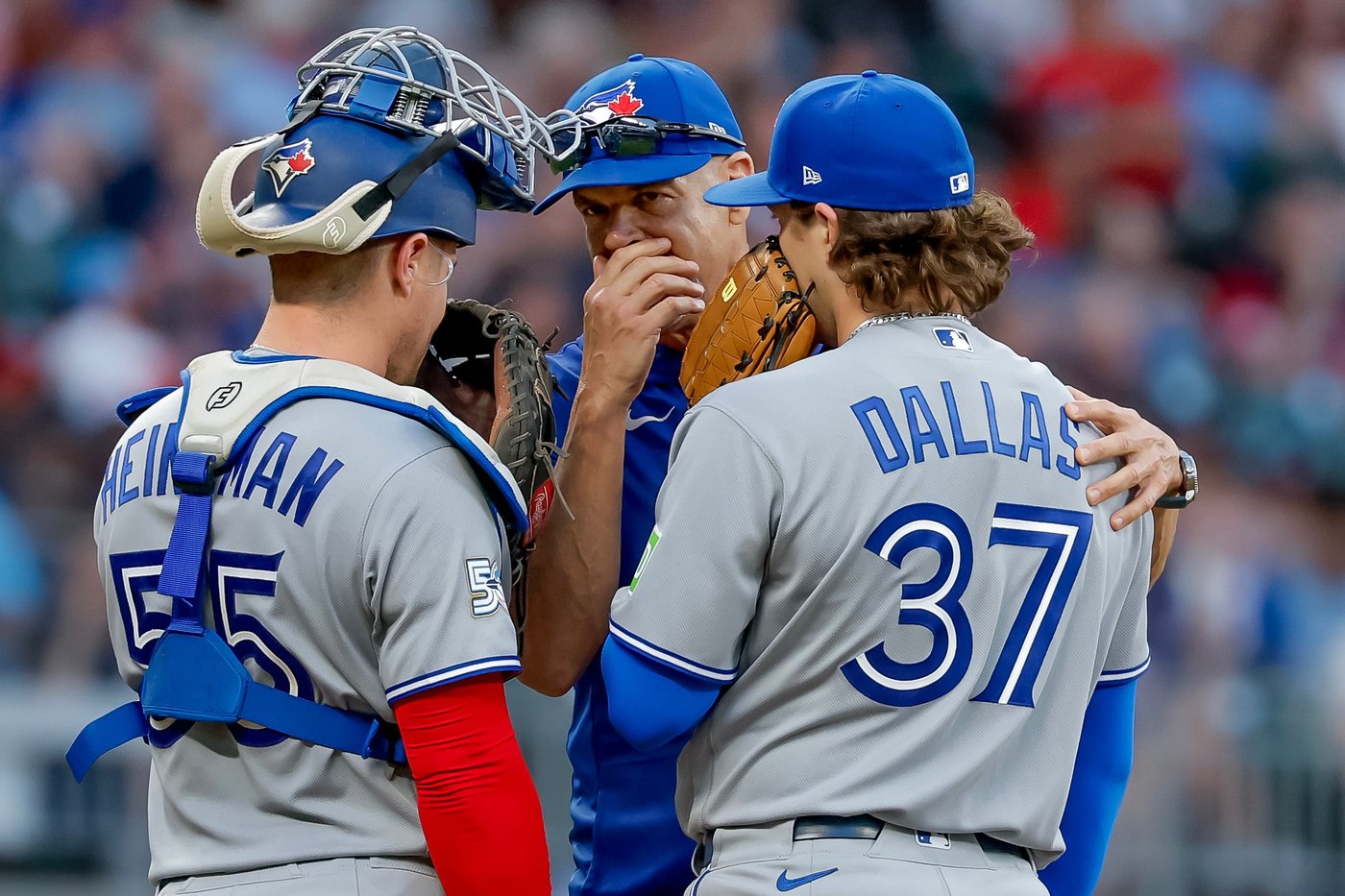 Blue Jays rookie Dallas says 'a little God wink' set stage for beating Braves in major league debut | iNFOnews.ca Blue Jays rookie Dallas says 'a little God wink' set stage for beating Braves in major league debut | iNFOnews.ca
