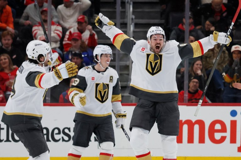 Hertl scores in OT to cap Vegas rally in 4-3 victory over Red Wings | iNFOnews.ca