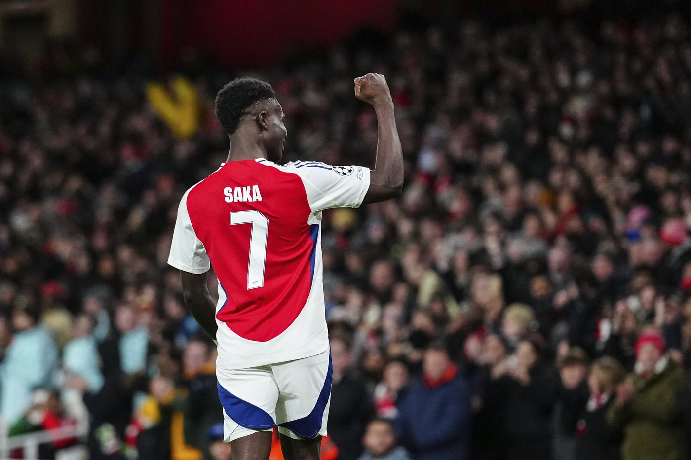 Saka denied a first Arsenal hat trick by his own teammate in Champions League win | iNFOnews.ca