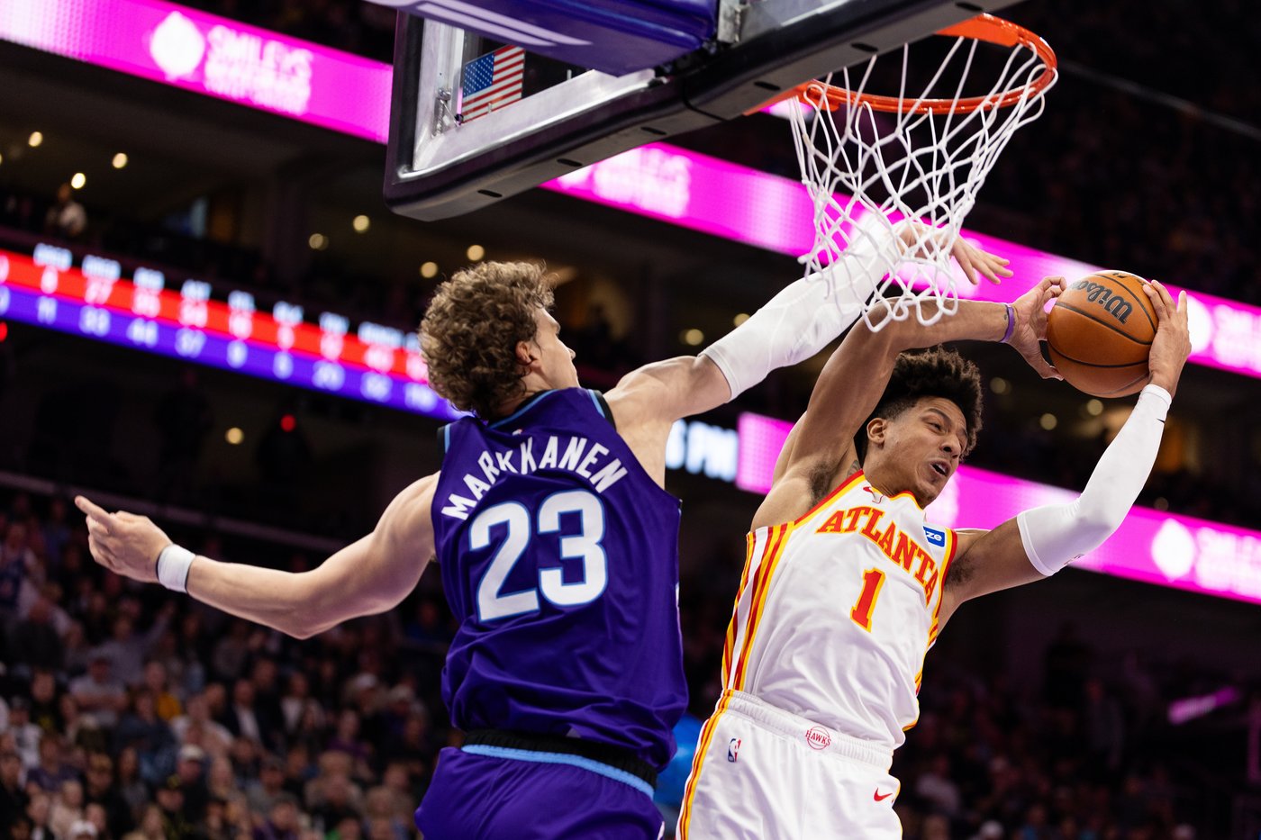 Jalen Johnson leads the Hawks past the Jazz with a triple-double and a career-best effort | iNFOnews.ca