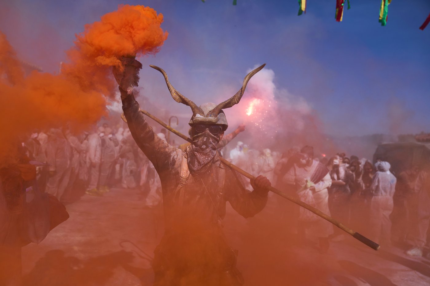 'Flour war' erupts in Greek seaside town as revelers celebrate the start of Lent | iNFOnews.ca