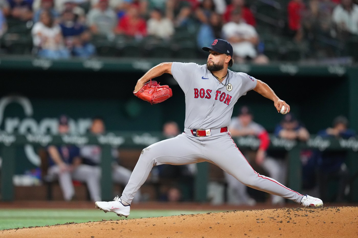 Jacob deGrom strikes out 8 to lead Rangers over Red Sox 4-2 in series between playoff contenders | iNFOnews.ca Jacob deGrom strikes out 8 to lead Rangers over Red Sox 4-2 in series between playoff contenders | iNFOnews.ca