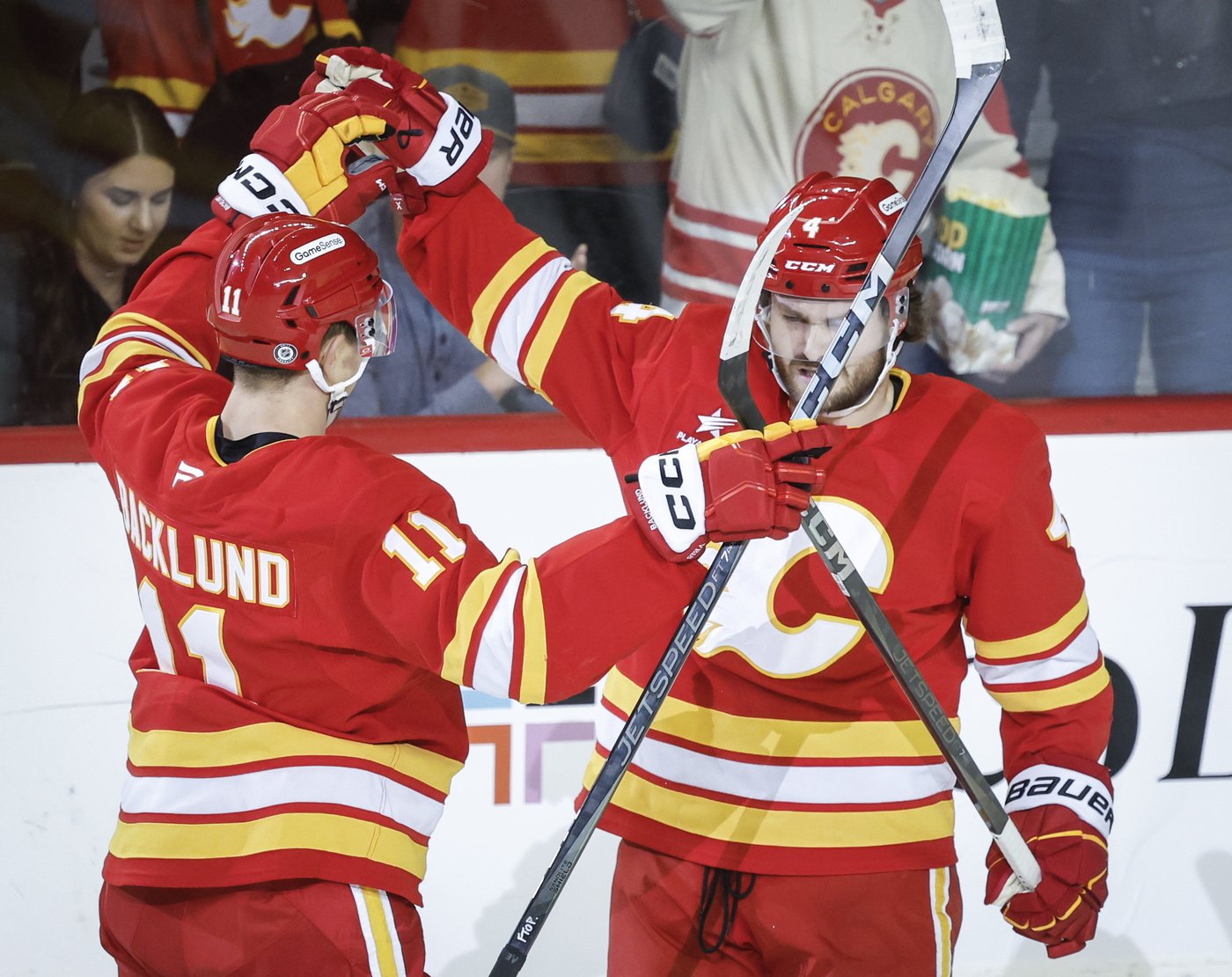 Flames blank Blue Jackets 3-0 in tribute game to Gaudreau at Saddledome | iNFOnews.ca