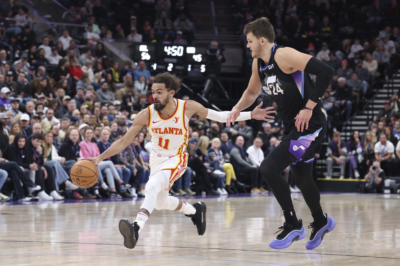 Trae Young's game-winning heave at the buzzer caps a series of huge plays in Hawks' win over Jazz | iNFOnews.ca