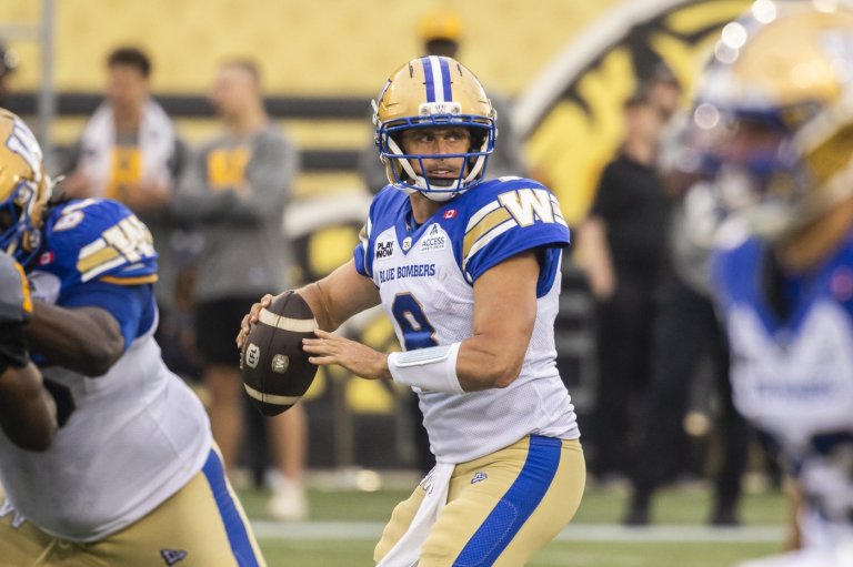 Star Bombers quarterback Collaros to miss game against visiting Argos | iNFOnews.ca