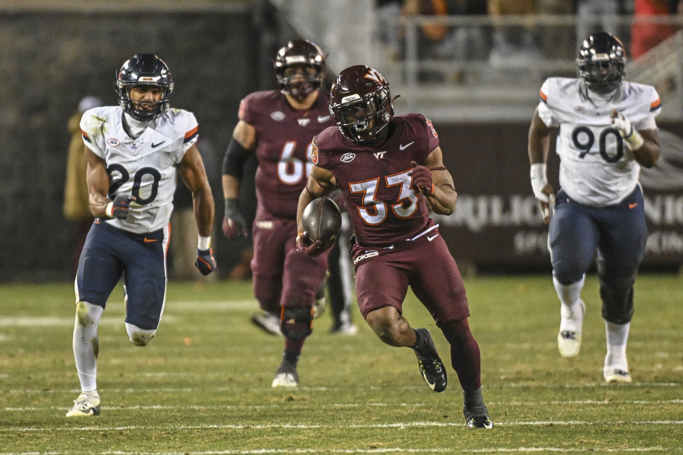 Pop Watson helps Virginia Tech become bowl eligible with 37-17 victory over rival Virginia | iNFOnews.ca