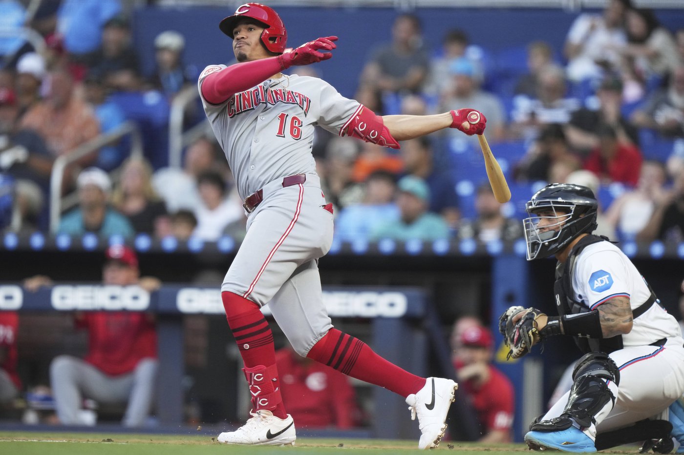 Agustín Ramírez delivers 3 hits to help Marlins beat Reds 4-3 for 3rd straight victory | iNFOnews.ca Agustín Ramírez delivers 3 hits to help Marlins beat Reds 4-3 for 3rd straight victory | iNFOnews.ca