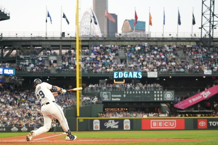 Mariners slugger Cal Raleigh hits MLB-leading 59th home run against Rockies | iNFOnews.ca