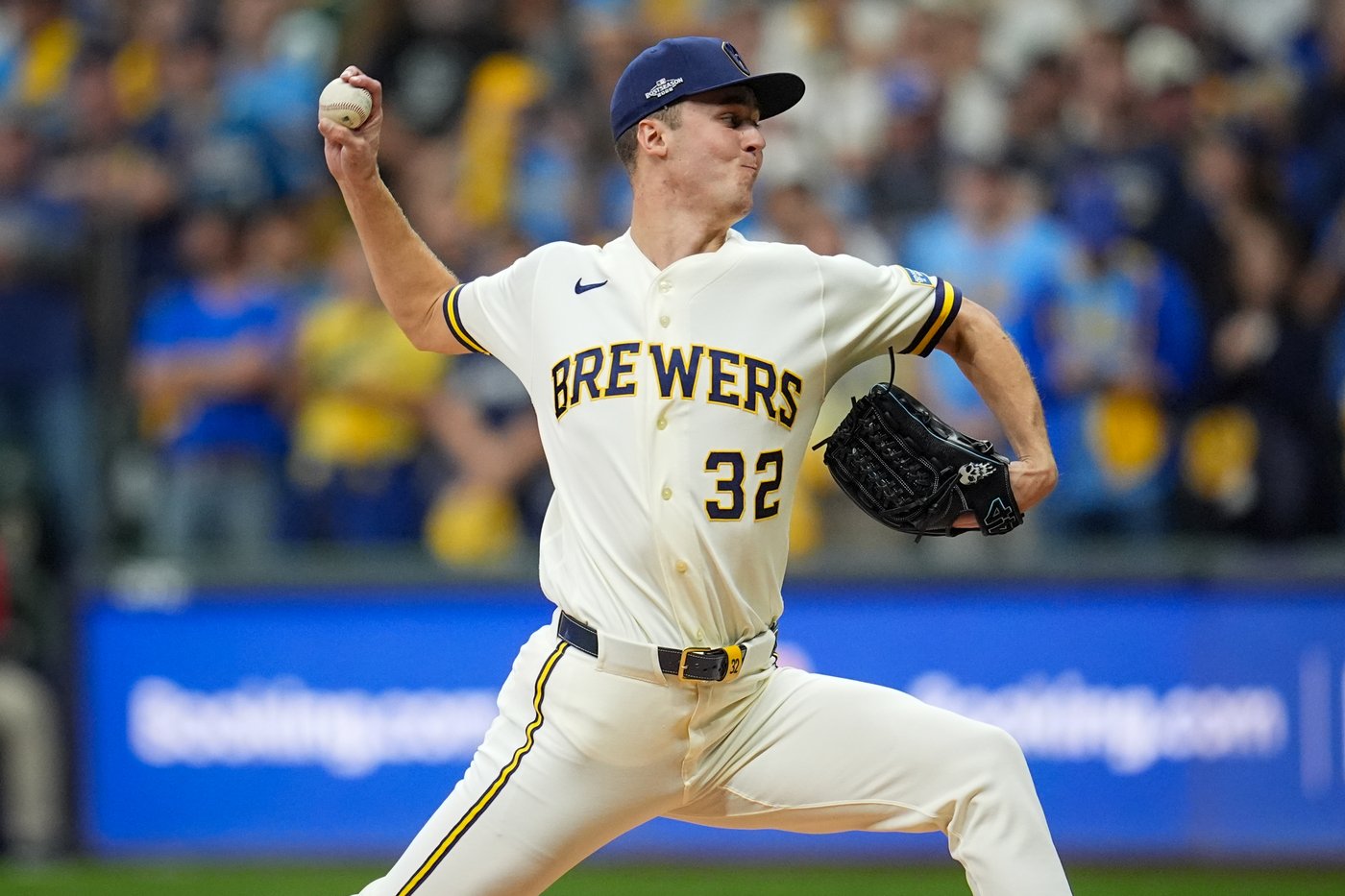 Brewers ace Jacob Misiorowski labors into 5th inning of NLCS opener against Dodgers | iNFOnews.ca