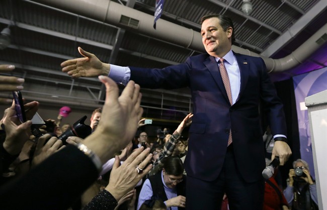 Iowa: In a Canadian first, Calgary-born Ted Cruz wins a US presidential contest | iNFOnews.ca CP36234177