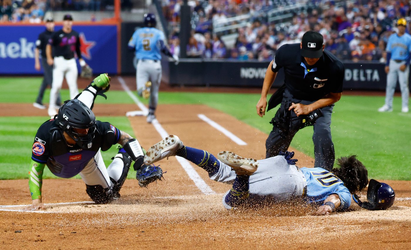 Brewers overcome Dustin May's early injury to rout the Mets 8-1 | iNFOnews.ca