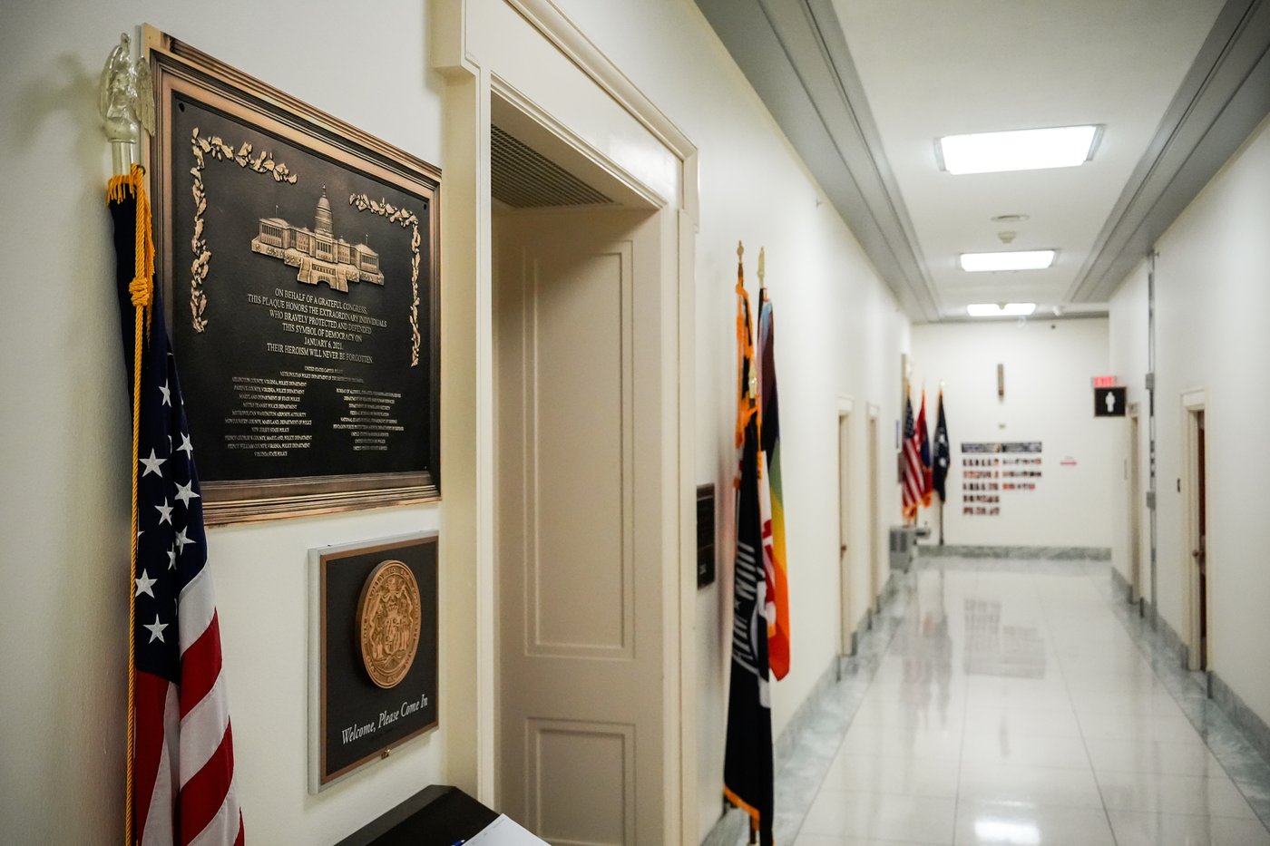 This Jan. 6 plaque was made to honor law enforcement. It's nowhere to be found at the Capitol | iNFOnews.ca This Jan. 6 plaque was made to honor law enforcement. It's nowhere to be found at the Capitol | iNFOnews.ca
