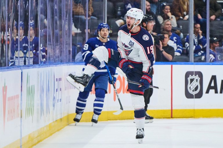 Fantilli's three points powers Blue Jackets over Maple Leafs in overtime | iNFOnews.ca