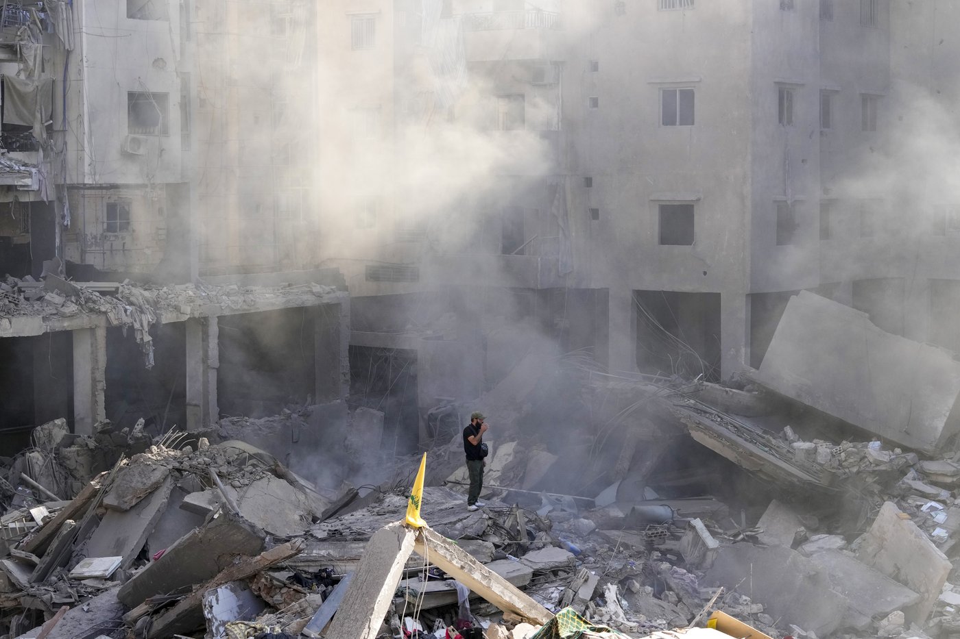 Images offer a close-up look at the site of Nasrallah's assassination | iNFOnews.ca Images offer a close-up look at the site of Nasrallah's assassination | iNFOnews.ca