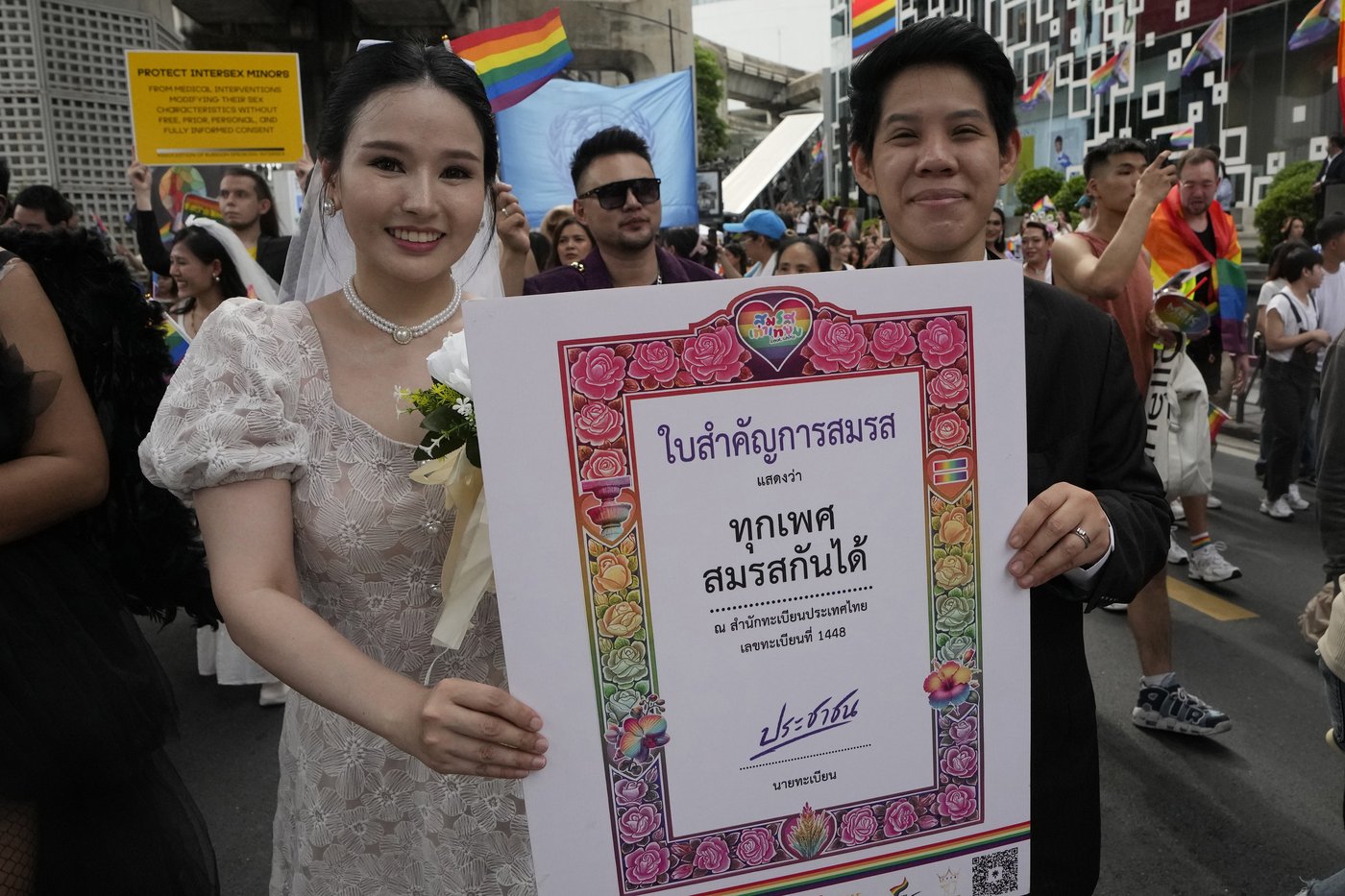 Same-sex couples in Thailand to tie the knot starting January as marriage equality bill becomes law | iNFOnews.ca Same-sex couples in Thailand to tie the knot starting January as marriage equality bill becomes law | iNFOnews.ca