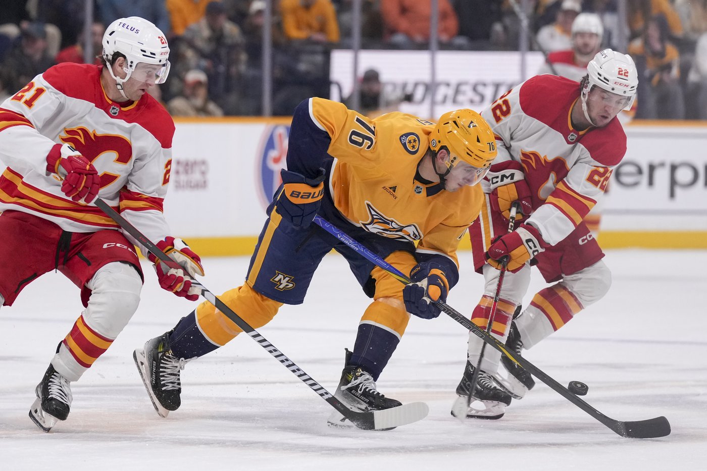 Huberdeau, Rooney lead Flames over Predators 4-3, snap eight-game road skid | iNFOnews.ca
