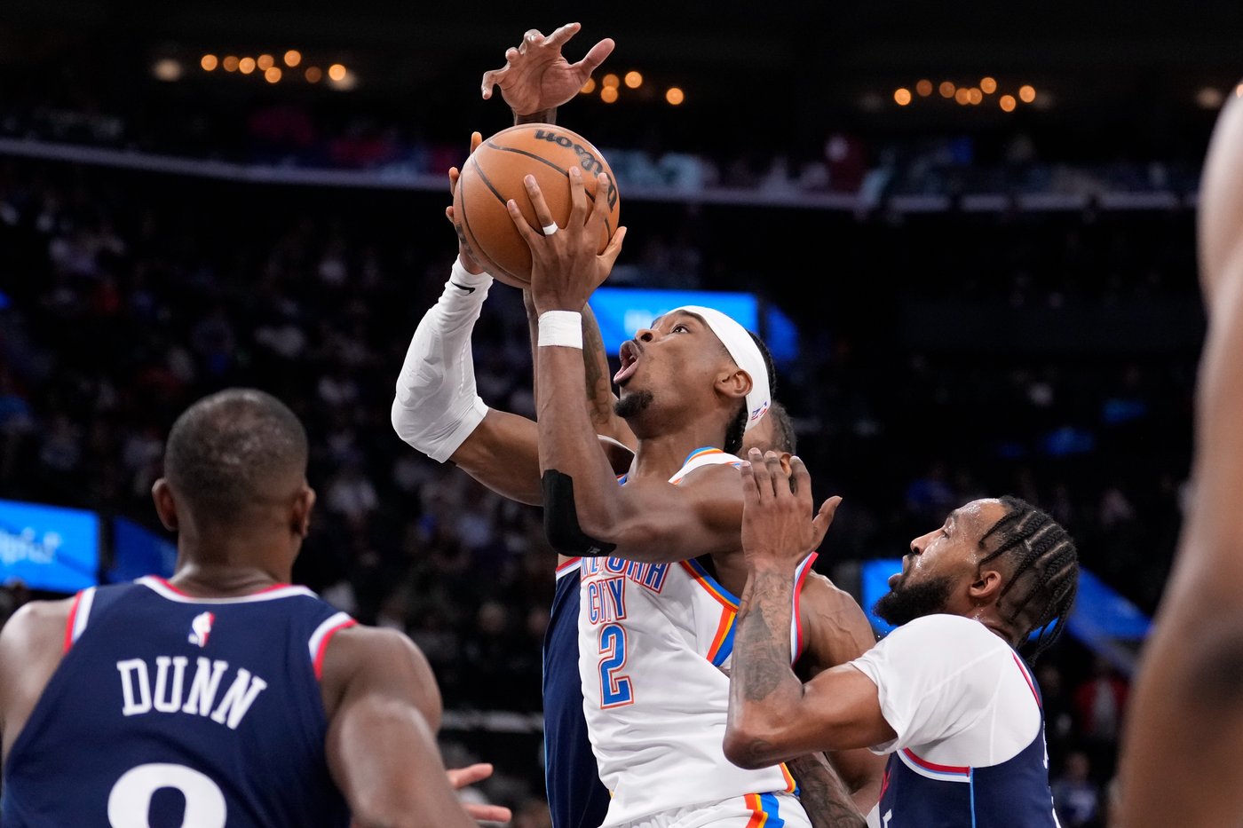 Holmgren scores 30, Thunder clinch NBA's best regular-season record in 128-110 victory over Clippers | iNFOnews.ca Holmgren scores 30, Thunder clinch NBA's best regular-season record in 128-110 victory over Clippers | iNFOnews.ca