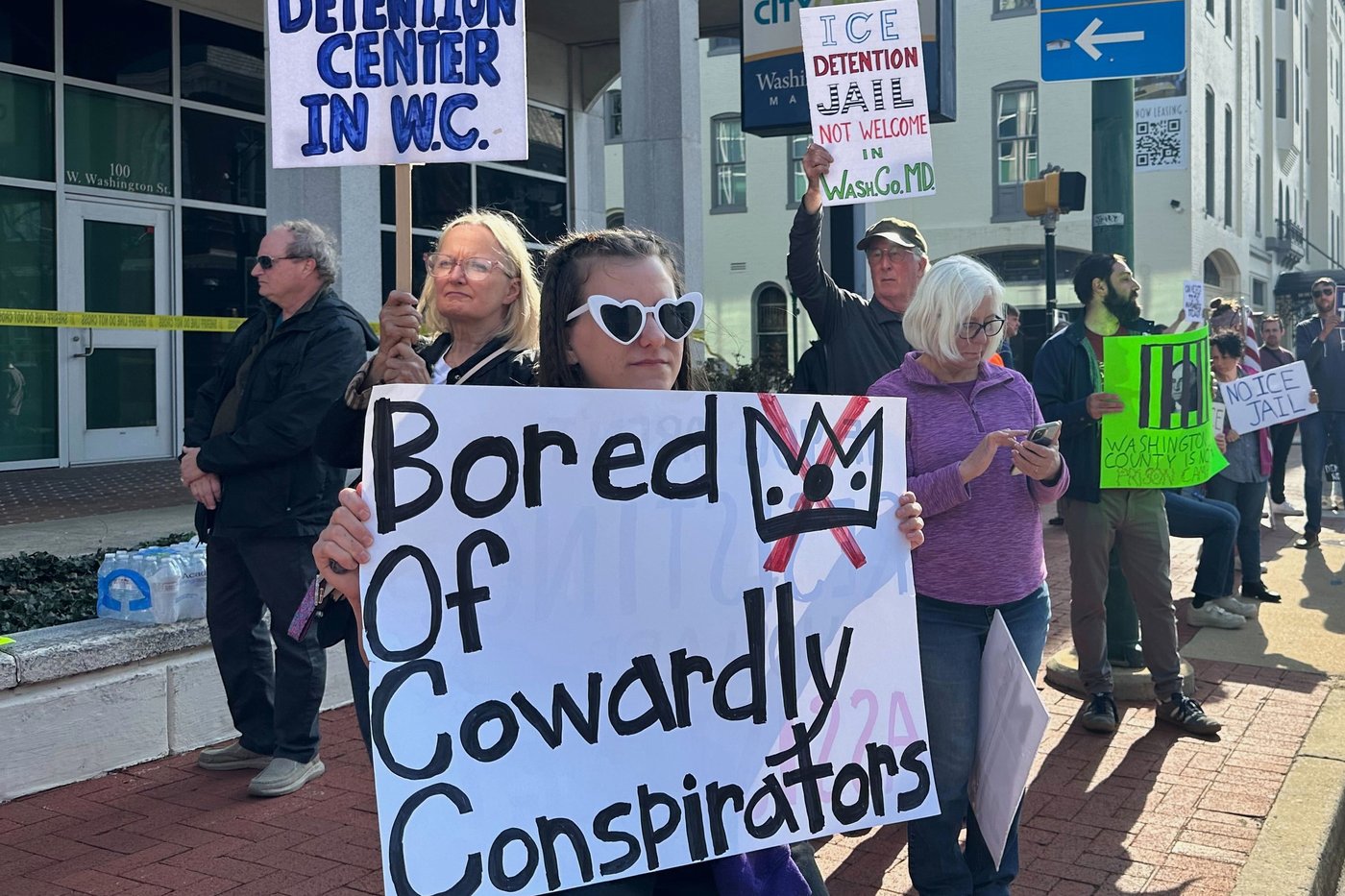 Protesters rally against planned Maryland immigration detention facility that's now paused | iNFOnews.ca