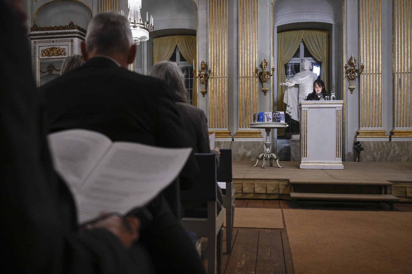 Nobel Literature Prize winner Han Kang talks about how writing connects her to readers | iNFOnews.ca