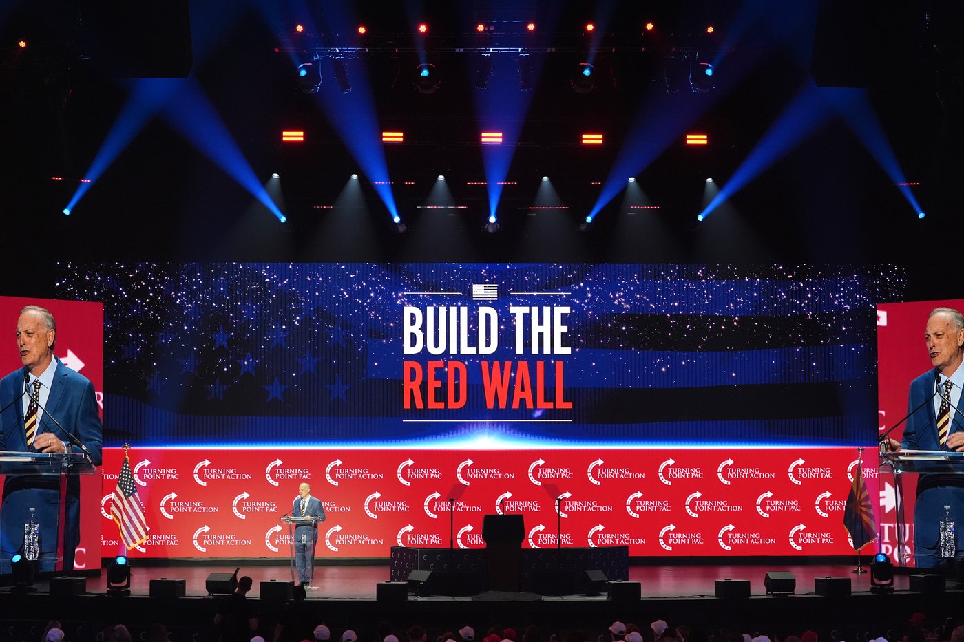 Photos show the 'Build the Red Wall' rally in Arizona, headlined by Trump | iNFOnews.ca