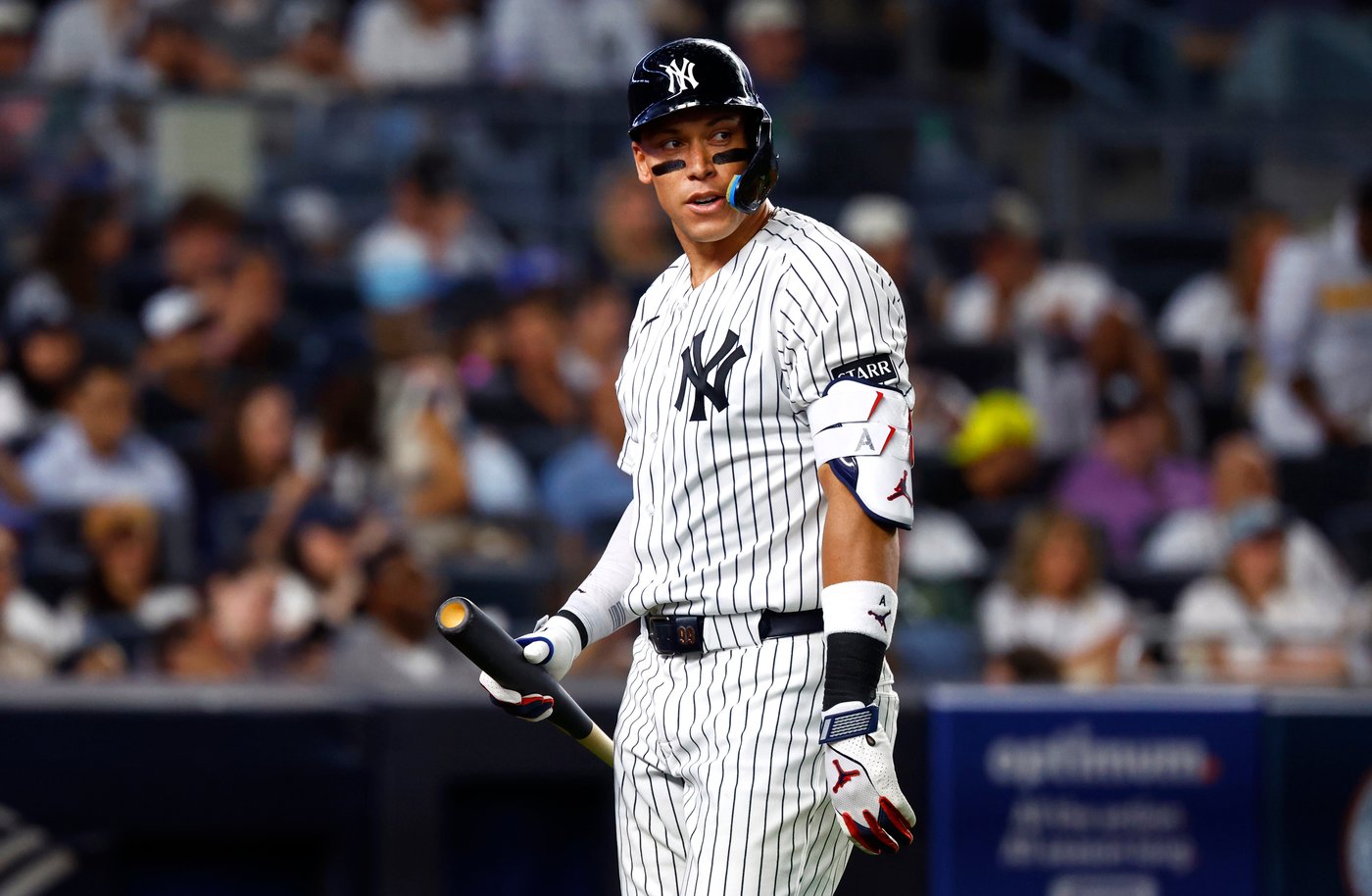 Aaron Judge goes 0 for 3 with 2 Ks in return to Yankees after 99-day absence caused by broken rib | iNFOnews.ca Aaron Judge goes 0 for 3 with 2 Ks in return to Yankees after 99-day absence caused by broken rib | iNFOnews.ca