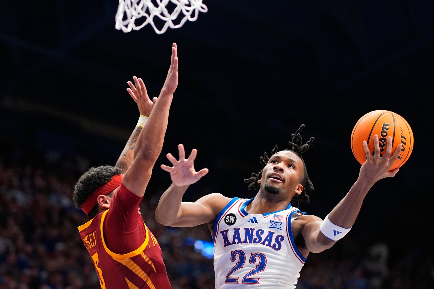 Peterson and Kansas show their potential as Jayhawks crush previously unbeaten No. 2 Iowa State | iNFOnews.ca Peterson and Kansas show their potential as Jayhawks crush previously unbeaten No. 2 Iowa State | iNFOnews.ca