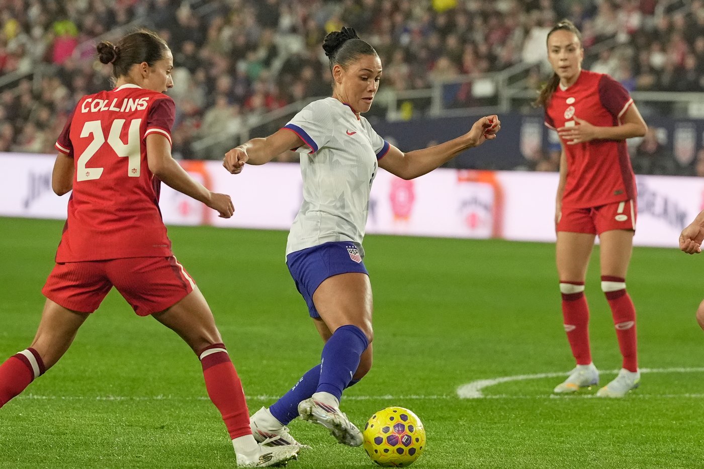 Sentnor scores in 1-0 USWNT victory over Canada in the SheBelieves Cup | iNFOnews.ca Sentnor scores in 1-0 USWNT victory over Canada in the SheBelieves Cup | iNFOnews.ca