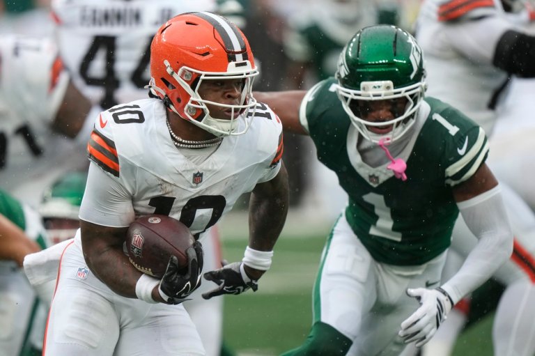 Browns running back Quinshon Judkins inactive for matchup against Baltimore | iNFOnews.ca