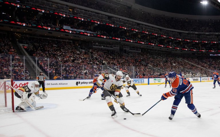 Eichel helps Golden Knights rule over Oilers 5-1 | iNFOnews.ca