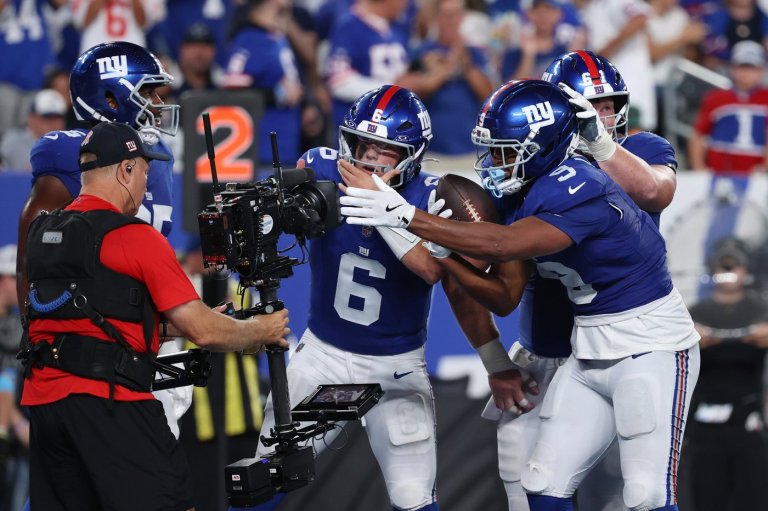Jaxson Dart and Isaiah Likely show off their chemistry in Giants' Week 1 win | iNFOnews.ca