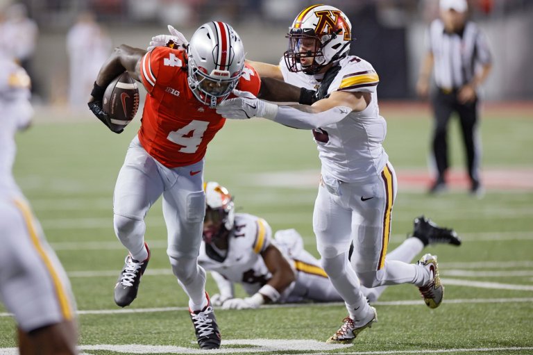 Sayin, defense propel top-ranked Ohio State to 42-3 rout of Minnesota | iNFOnews.ca