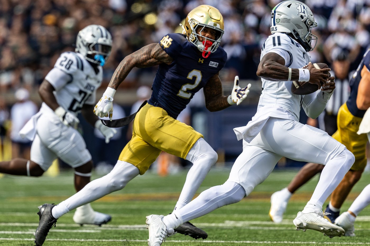 C.J. Carr throws for 4 touchdowns as No. 3 Notre Dame routs visiting Rice 52-0 | iNFOnews.ca C.J. Carr throws for 4 touchdowns as No. 3 Notre Dame routs visiting Rice 52-0 | iNFOnews.ca
