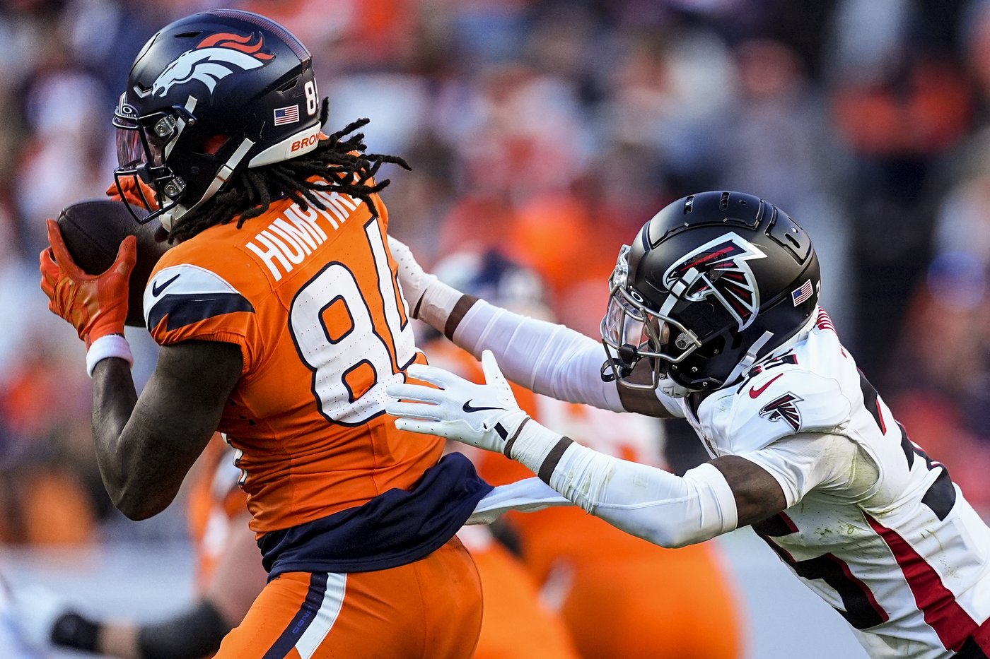 Bo Nix throws 4 touchdown passes and the Broncos roll past the Falcons 38-6 | iNFOnews.ca