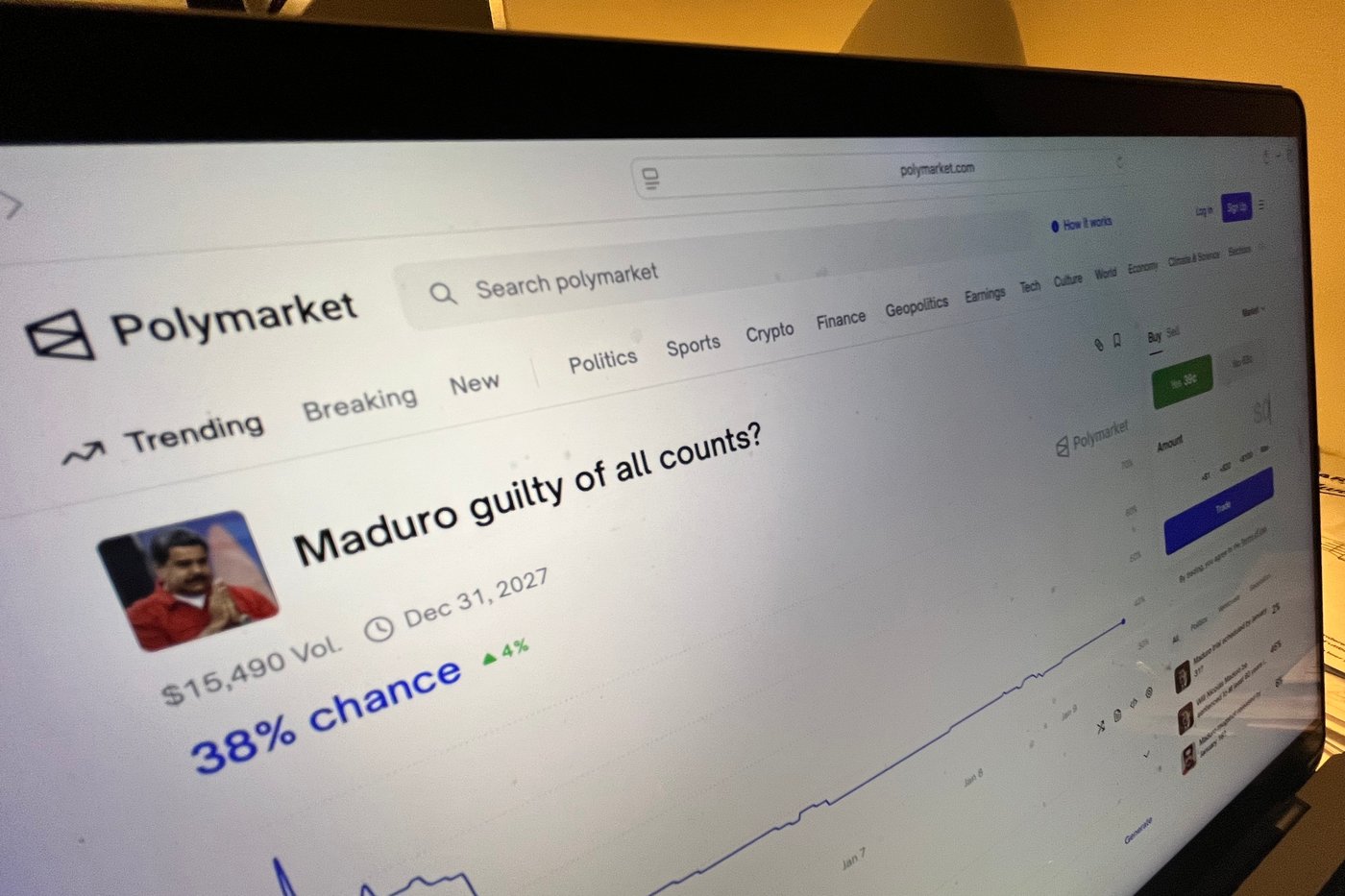 A $400,000 payout after Maduro's capture is putting prediction markets in the spotlight | iNFOnews.ca