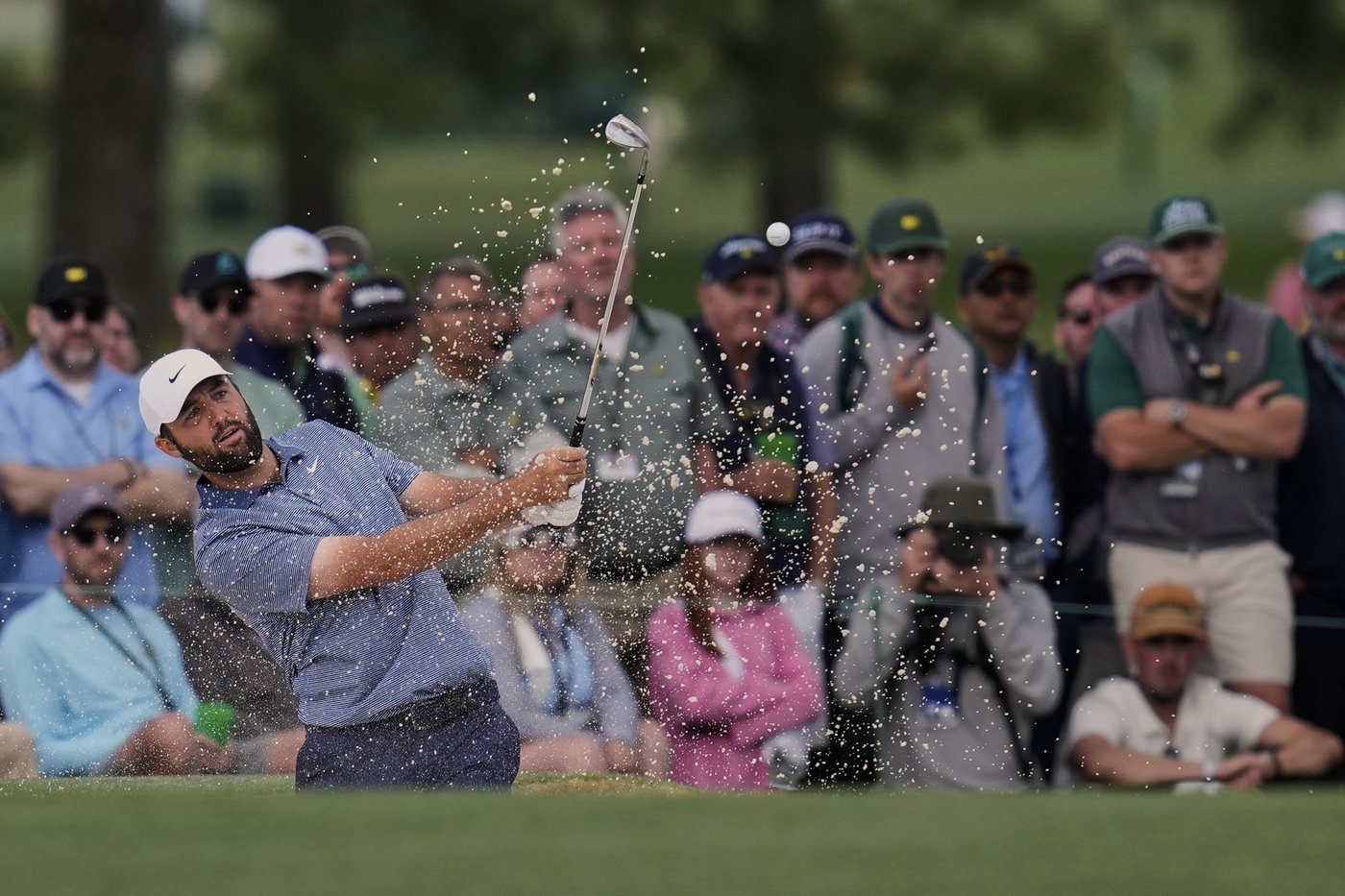 Scottie Scheffler gets a break from an azalea, escapes a magnolia and trails by 3 at the Masters | iNFOnews.ca