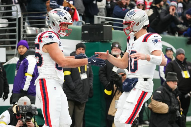 Maye has career-high 5 TDs passes in Patriots' 42-10 rout of Jets. Now they wait on AFC East title | iNFOnews.ca