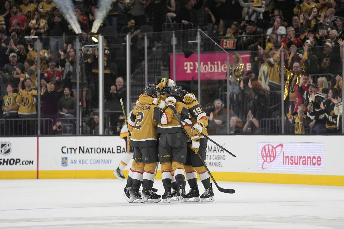 Noah Hanifin scores late goal to lift Golden Knights past Nashville 5-3, and clinch Pacific | iNFOnews.ca Noah Hanifin scores late goal to lift Golden Knights past Nashville 5-3, and clinch Pacific | iNFOnews.ca
