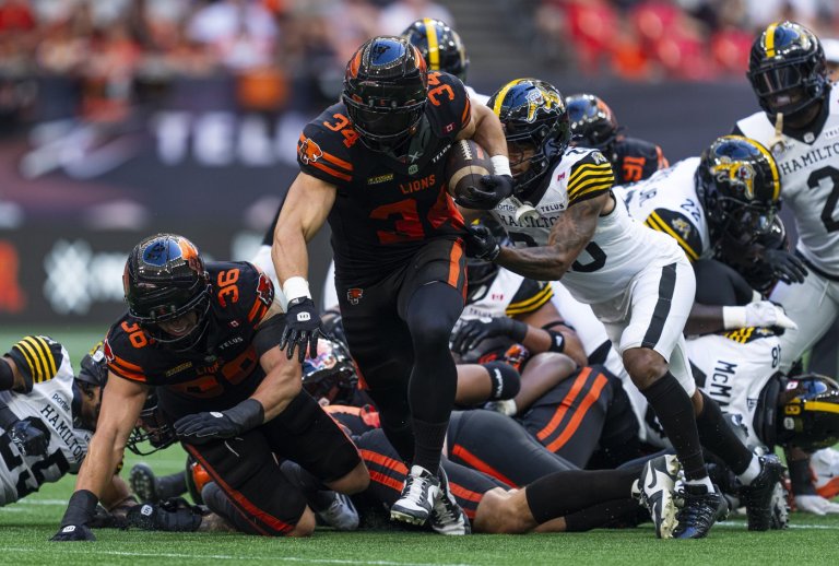 Running back Zander Horvath hitting highs for streaking B.C. Lions | iNFOnews.ca