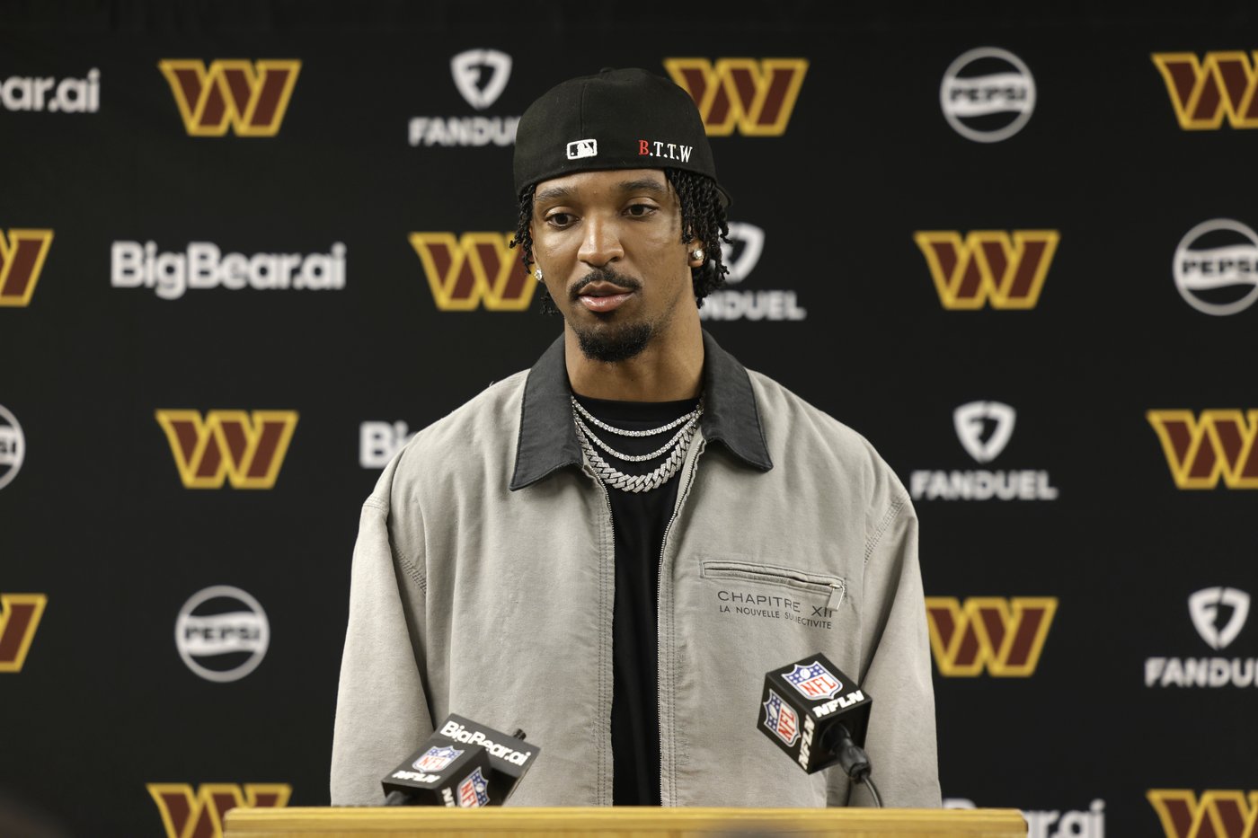 Commanders stars Jayden Daniels and Terry McLaurin out against the Falcons with injuries | iNFOnews.ca
