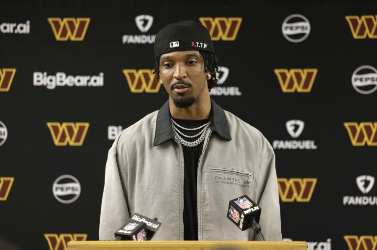 Commanders stars Jayden Daniels and Terry McLaurin out against the Falcons with injuries | iNFOnews.ca