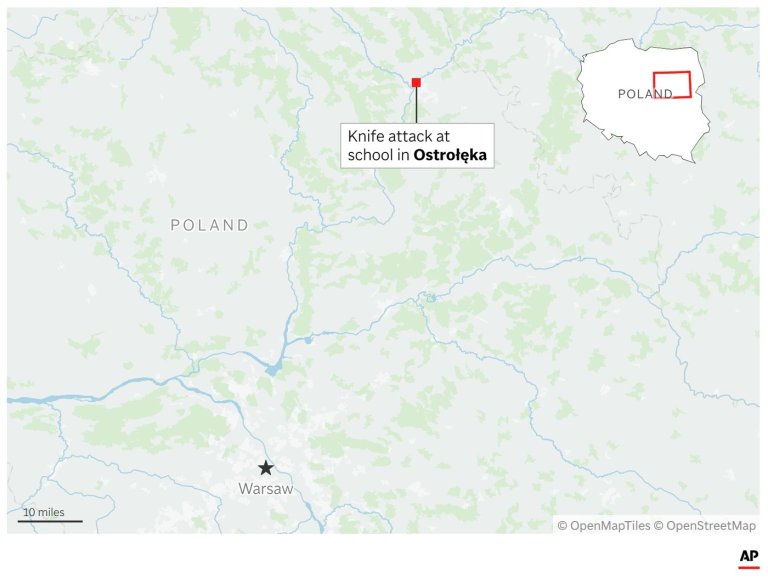 Polish police arrest a man after attack at a school left 7 people injured | iNFOnews.ca