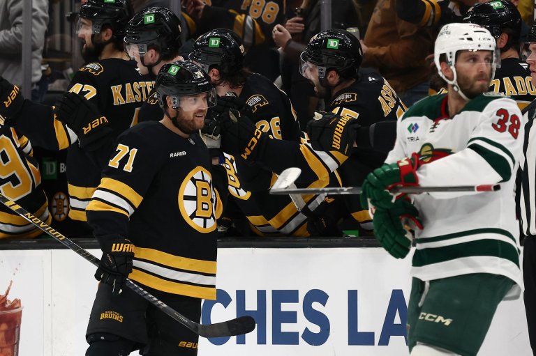 Pavel Zacha scores twice as Bruins beat Minnesota 6-3, spoiling Wild's chance to clinch playoff spot | iNFOnews.ca