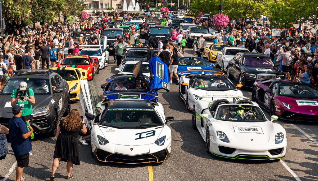Okanagan Dream Rally car line-up | Image credit: Okanagan Dream Rally