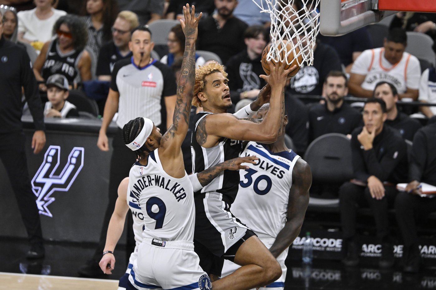 Johnson and Paul lead Spurs past Timberwolves 113-103 as Popovich misses game with illness | iNFOnews.ca