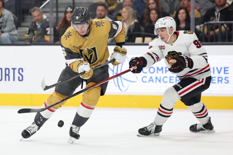 Hart helps lead Golden Knights to 4-3 shootout win over Blackhawks | iNFOnews.ca