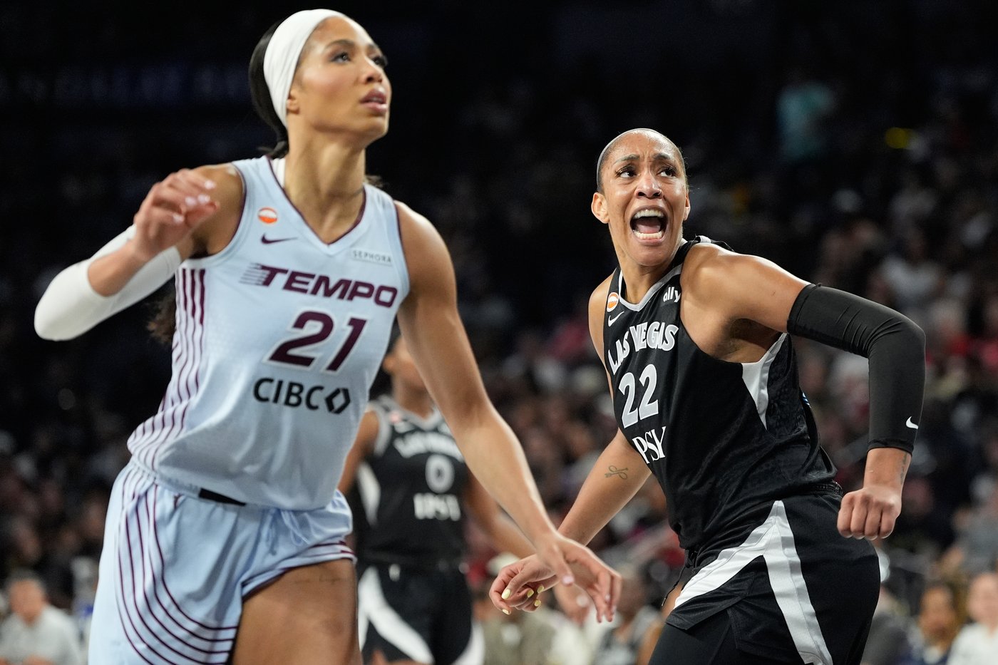 Wilson, Young double up to lift Aces past Tempo 93-73 in first game without Smith | iNFOnews.ca Wilson, Young double up to lift Aces past Tempo 93-73 in first game without Smith | iNFOnews.ca