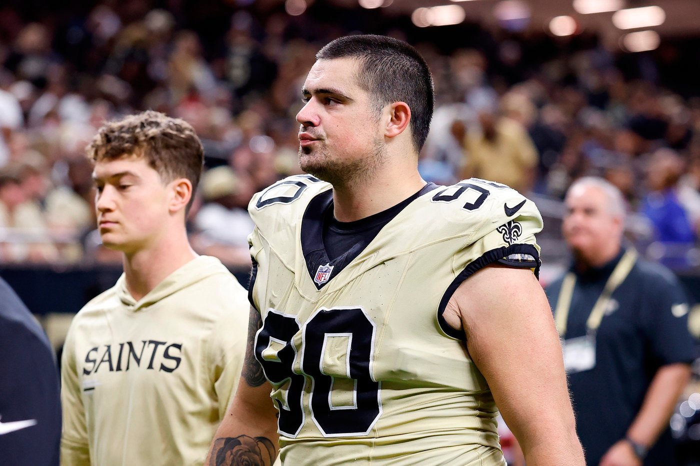 Saints defensive tackle Bryan Bresee injures knee in opening camp practice | iNFOnews.ca Saints defensive tackle Bryan Bresee injures knee in opening camp practice | iNFOnews.ca