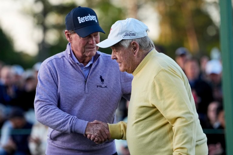 A wild hook and a big leg kick as Jack Nicklaus, Gary Player and Tom Watson open the Masters | iNFOnews.ca
